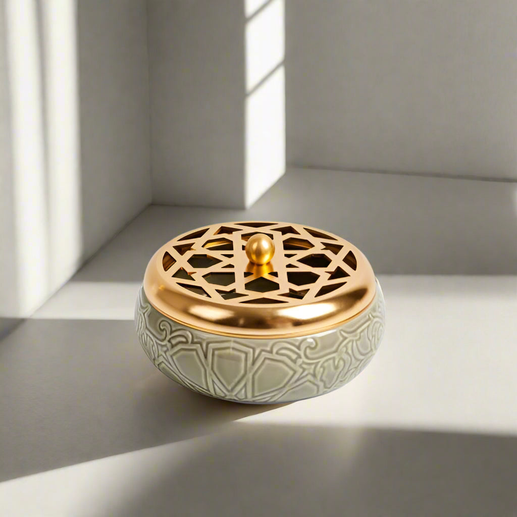 Luxury Majlis - Ashtray - Grey & Gold