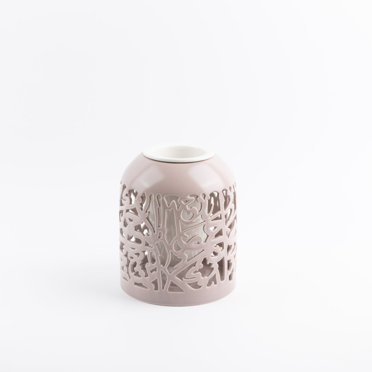 Jiwar - Large Decorative Vase - Lavender & Gold