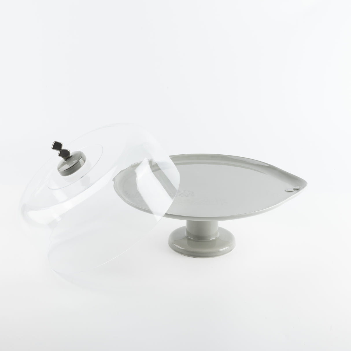 Liqa'a - Cake Set (9-Pc) - Grey & Silver