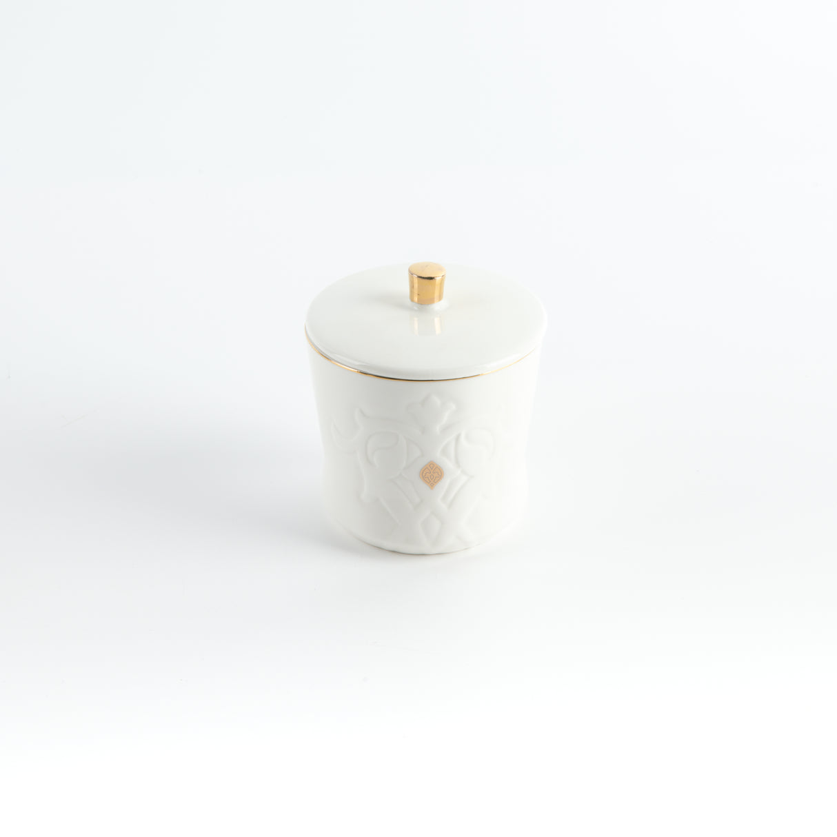 Naqsh - Tea Set (19-Pc) - White & Gold
