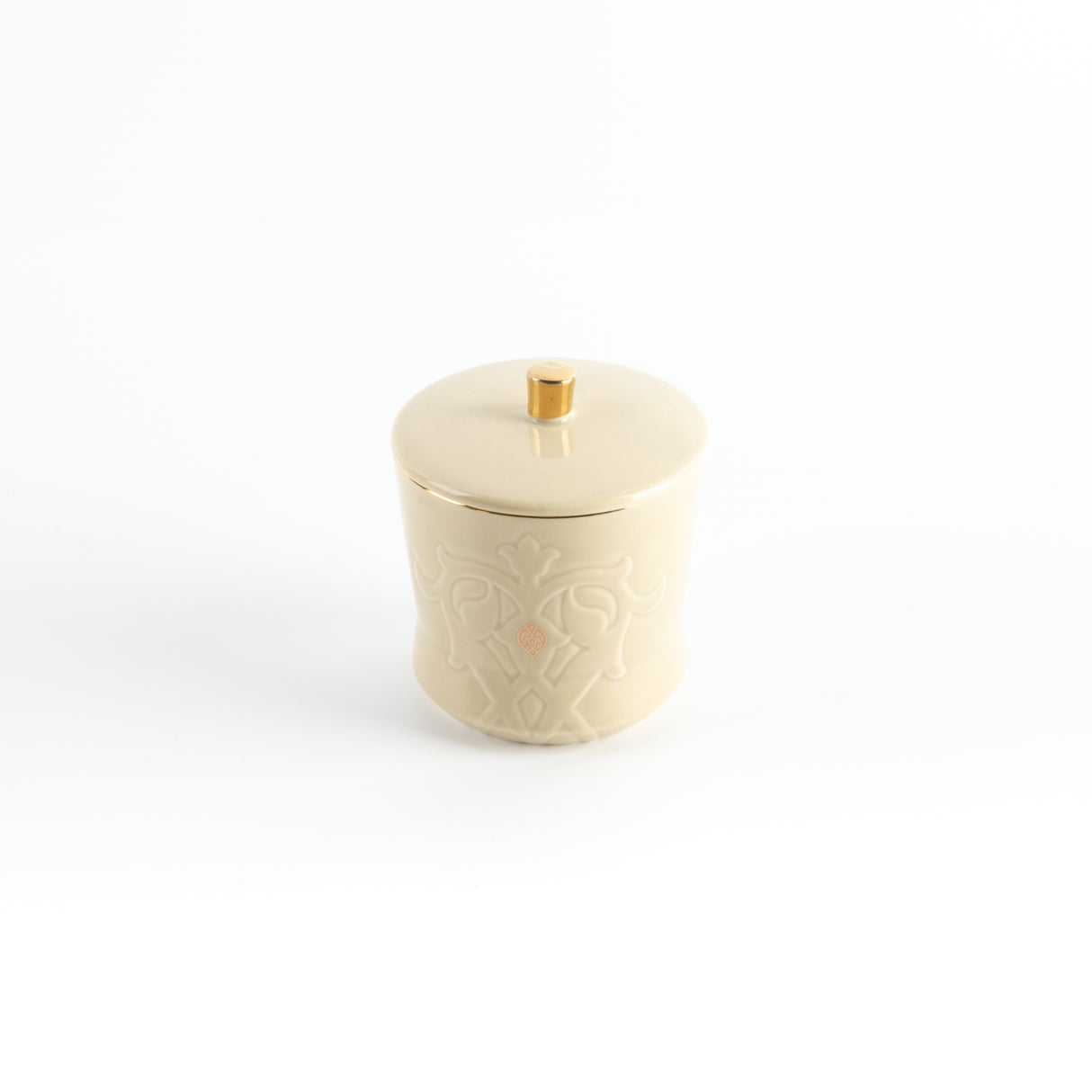 Naqsh - Tea Set (19-Pc) - Ivory & Gold