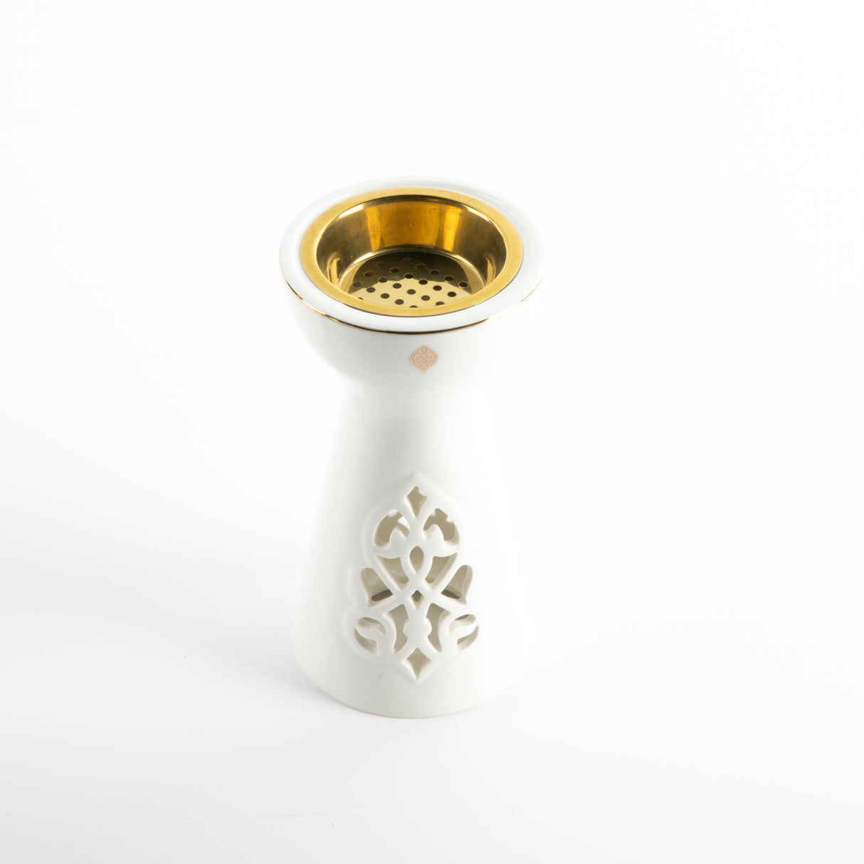 Naqsh - Incense Burner - White & Gold