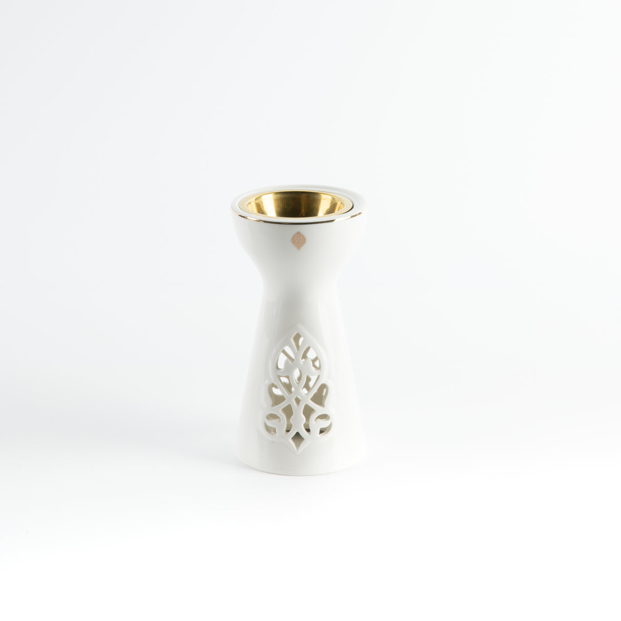 Naqsh - Incense Burner - White & Gold