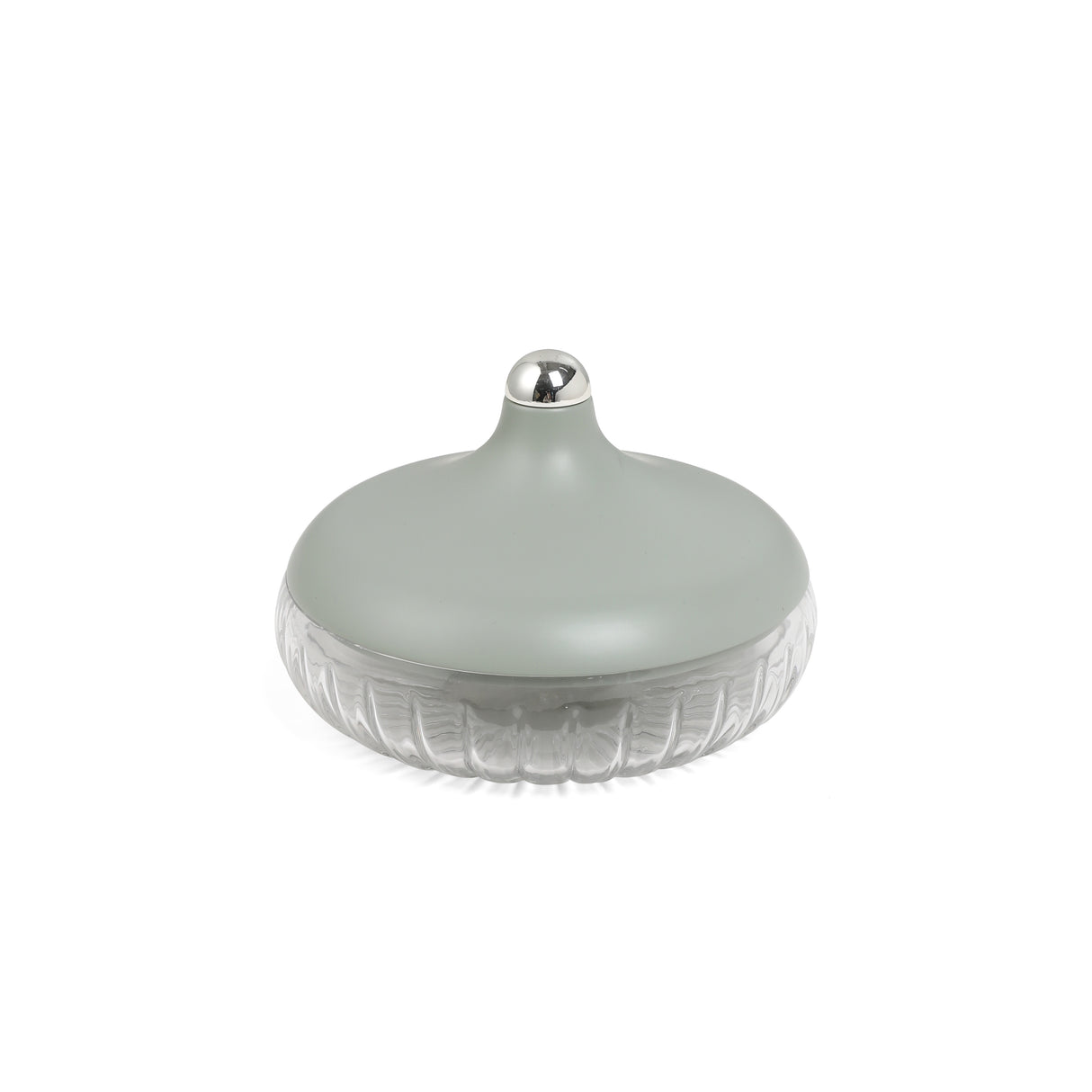 Jiwar - Medium Engraved Date & Dessert Centerpiece - Mint Green & Silver