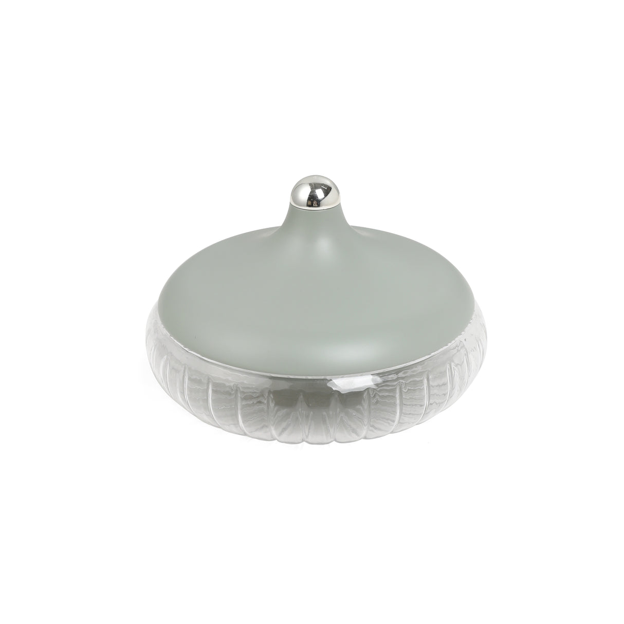 Jiwar - Large Engraved Date & Dessert Centerpiece - Mint Green & Silver