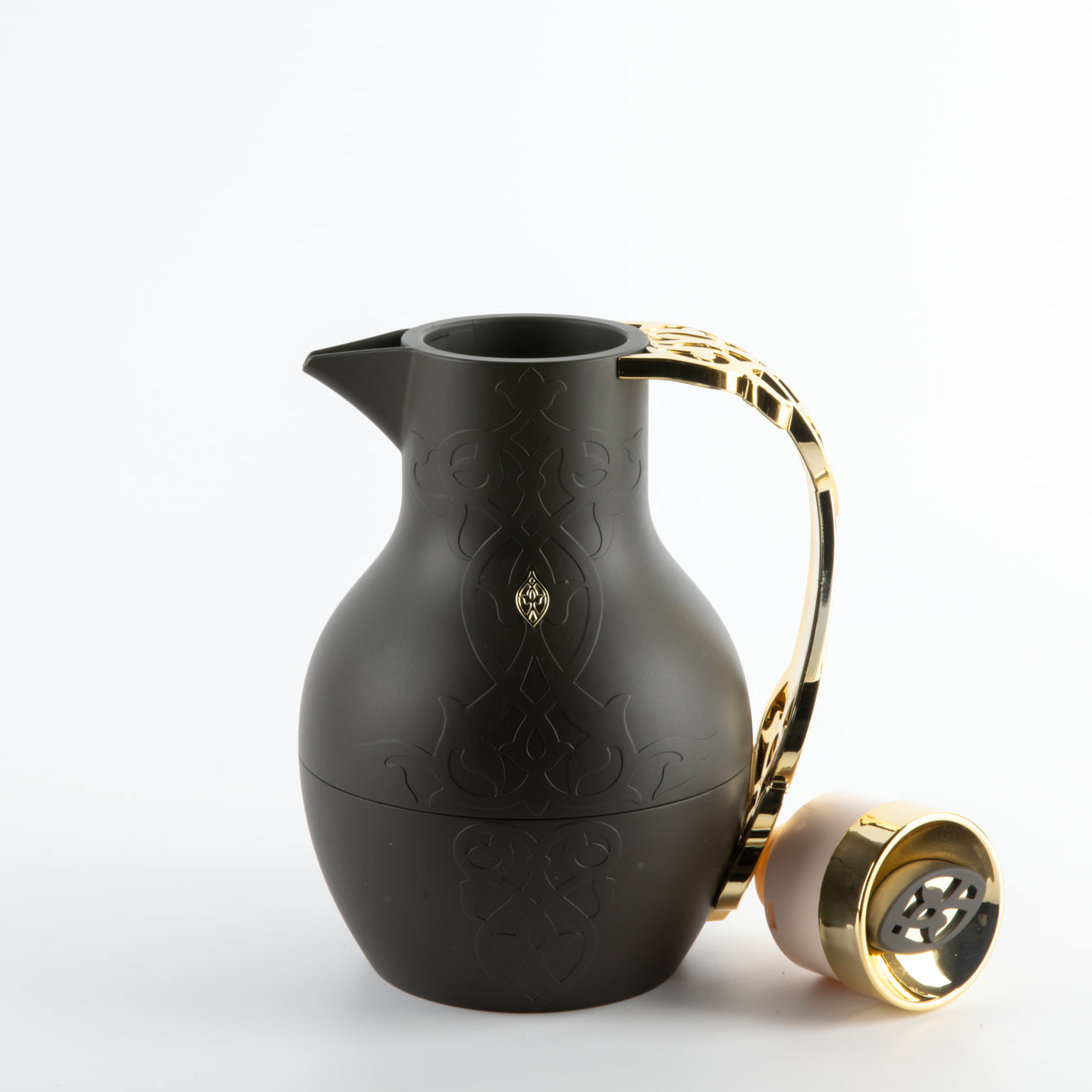 Naqsh - Vacuum Flask / Thermos - Black & Gold