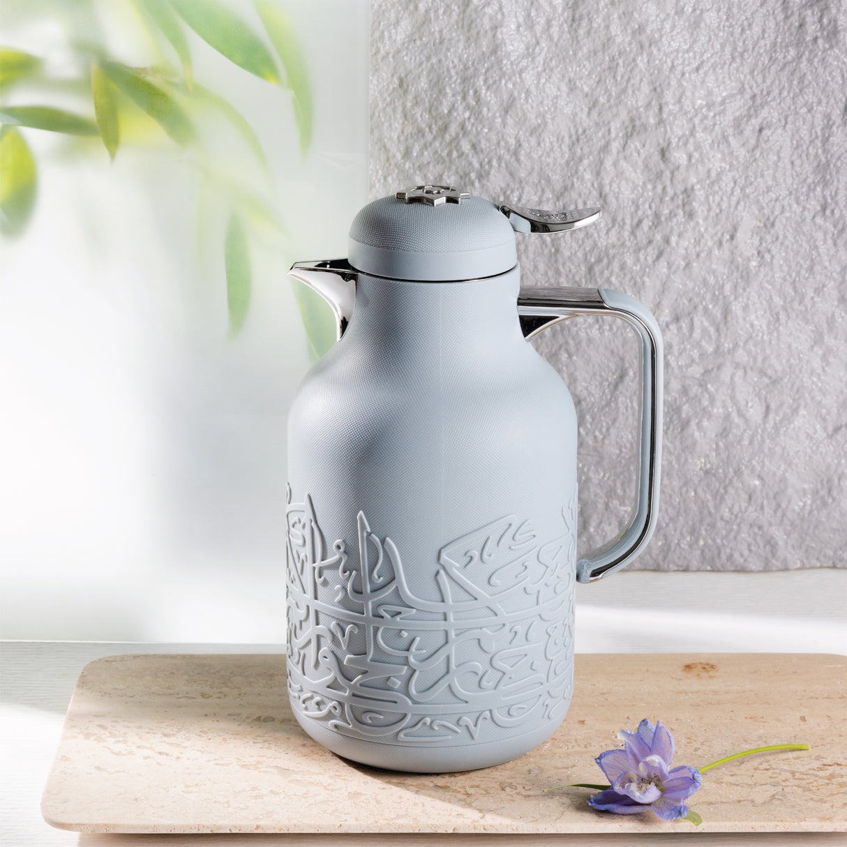 Jiwar - Vacuum Flask / Thermos - Haze Blue & Silver