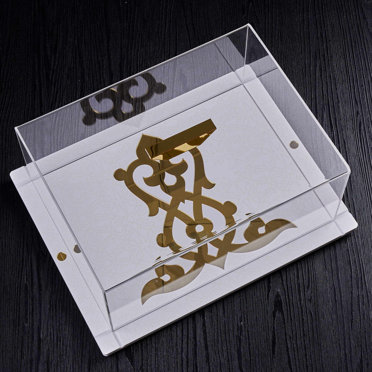 Rumi - Meduim Dessert Serving Sets White and Gold