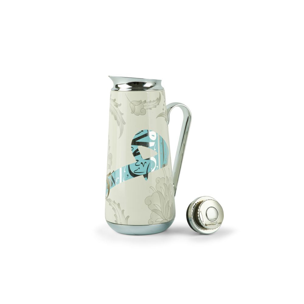 Dunes - Vacuum Flask - Blue & Silver