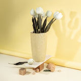 Luxury Diwan - Large Decorative Vase  - Ivory & Gold