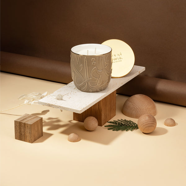 Diwan - Medium Candle - Wood mint