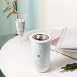 Asala - Incense Burner - Teal & Silver