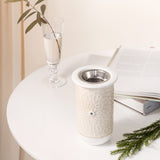 Asala - Incense Burner - Beige & Silver