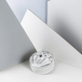 Amal - Medium Date bowl - Grey & Silver