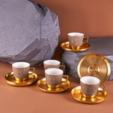 Luxury Majlis - Cappuccino Cups - Brown