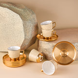 Luxury Majlis - Cappuccino Cups - Beige