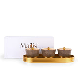 Luxury Majlis- Nuts Serving Set  -Glossy Brown