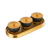 Luxury Majlis- Nuts Serving Set  -Matte Black