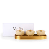 Luxury Majlis- Nuts Serving Set  -Glossy Beige