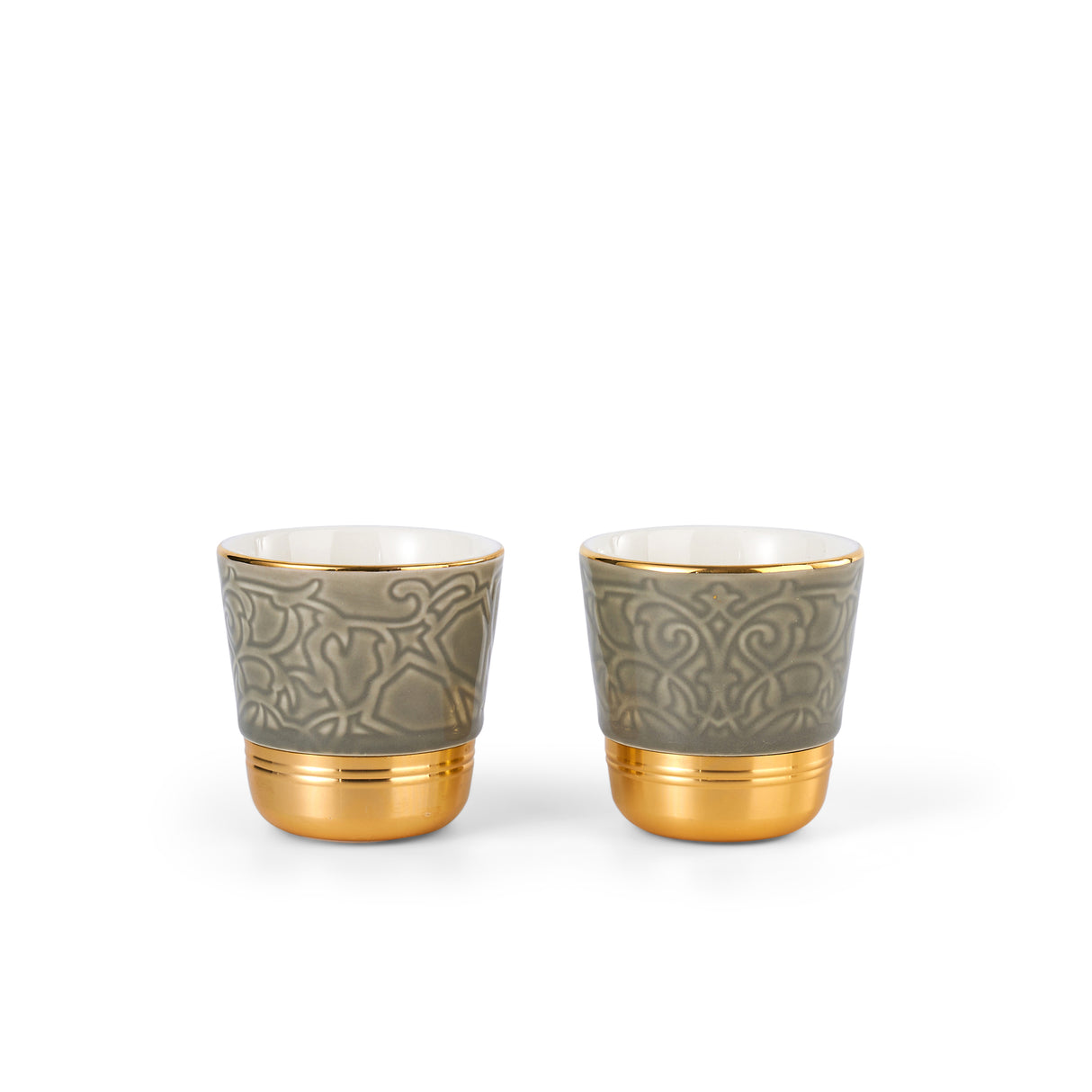 Luxury Majlis - Esspresso Cups (Set of 2) - Glossy Grey