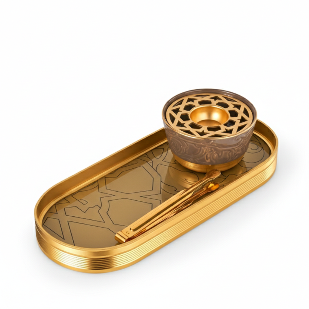 Majlis- Incesne Burner- Brown & Gold