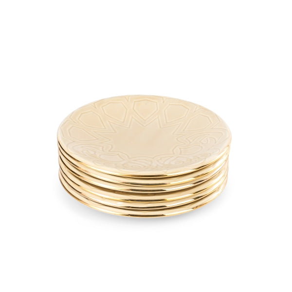 Majlis - Cake Set, 9 Pieces - Beige