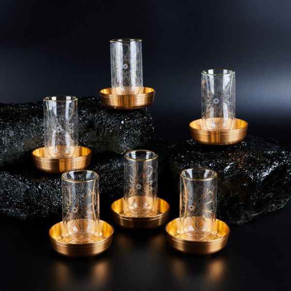 Majlis - Glass Tea Sets, 12 Pieces