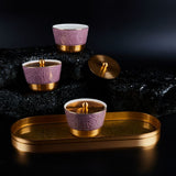 Luxury Majlis- Snacks Serving Set -Glossy Purple