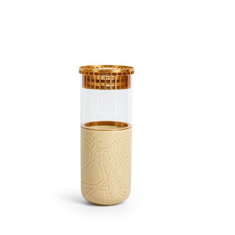 Luxury Majlis - Medium Decorative Vase - Beige & Gold