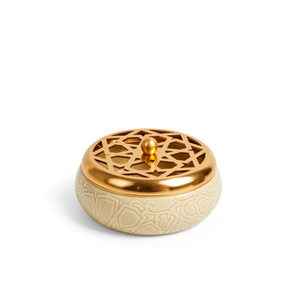 Luxury Majlis - Ashtray - Beige & Gold