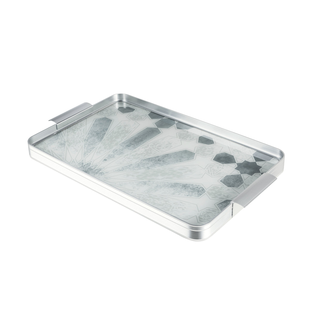 Amal - Stainless Steel Tray - Grey & Silver