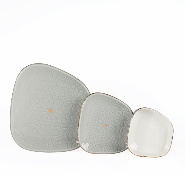 Grey - Dinner Sets From Ikram