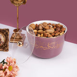 Elegant Joud- Tarro/Servidor Mediano Decorativo -Púrpura