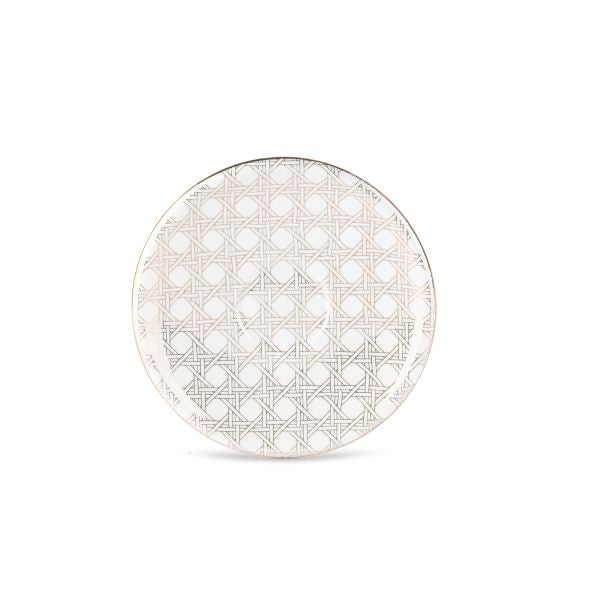 Rattan -  English Tea Cup, Set Of 12- Green