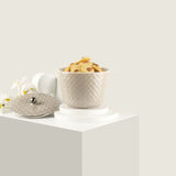 Rattan- Medium canister Beige