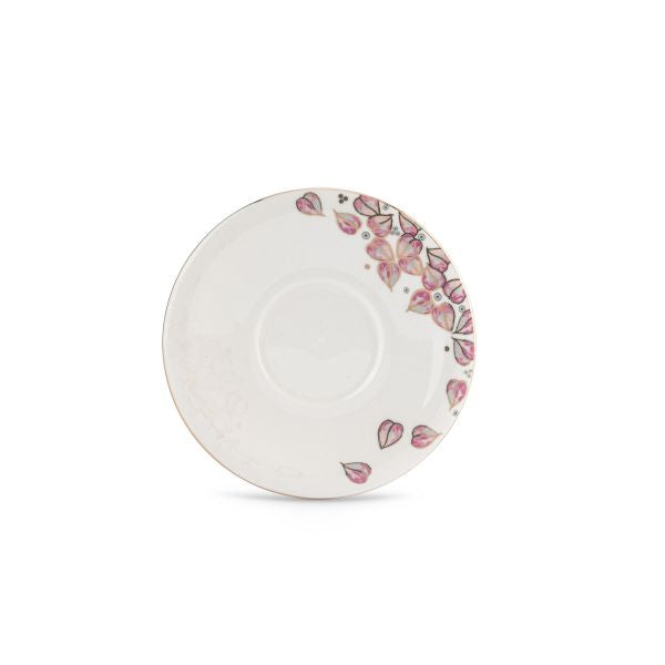 Lilac - Glass Tea Set, 12 Pieces - Pink