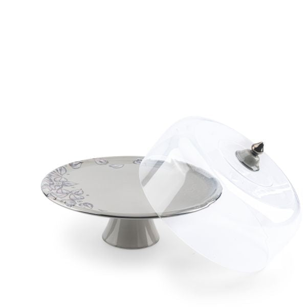 Lilac - Cake Set, 9 Pieces - Grey