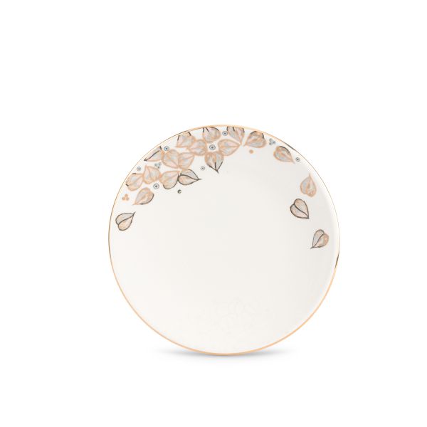 Lilac - Dessert Plate Set, 6 Pieces - White