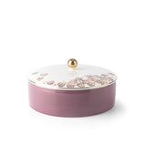 Stylish Lilac - Decorative Medium Canister/Server - Purple & Gold