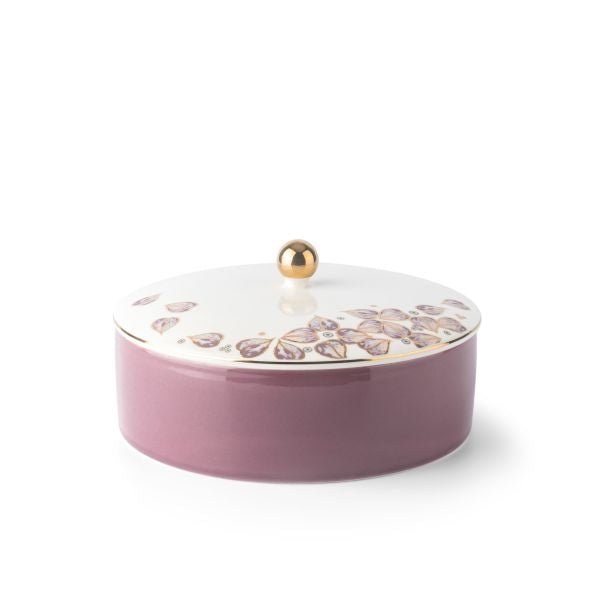 Lilac - Decorative Medium Canister/Server - Purple
