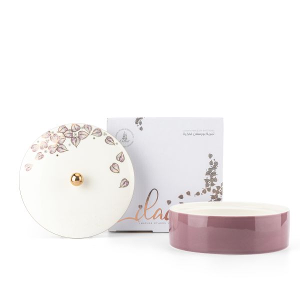 Lilac - Decorative Medium Canister/Server - Purple