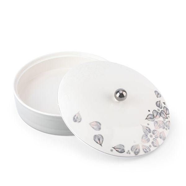 Lilac - Decorative Large Canister/Server - Grey