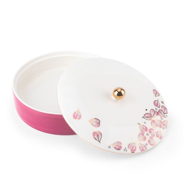 Lilac - Decorative Large Canister/Server - Pink