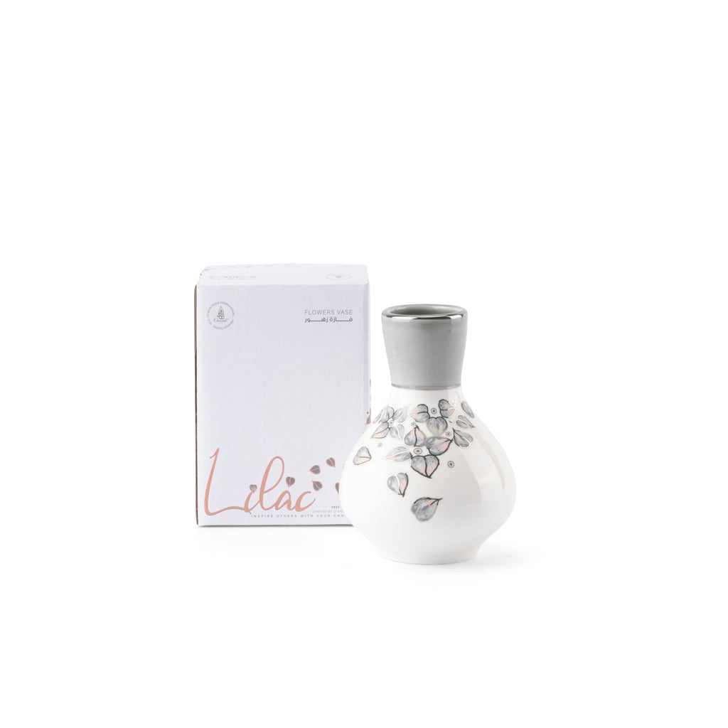 Lilac - Small Decorative Vase - Grey
