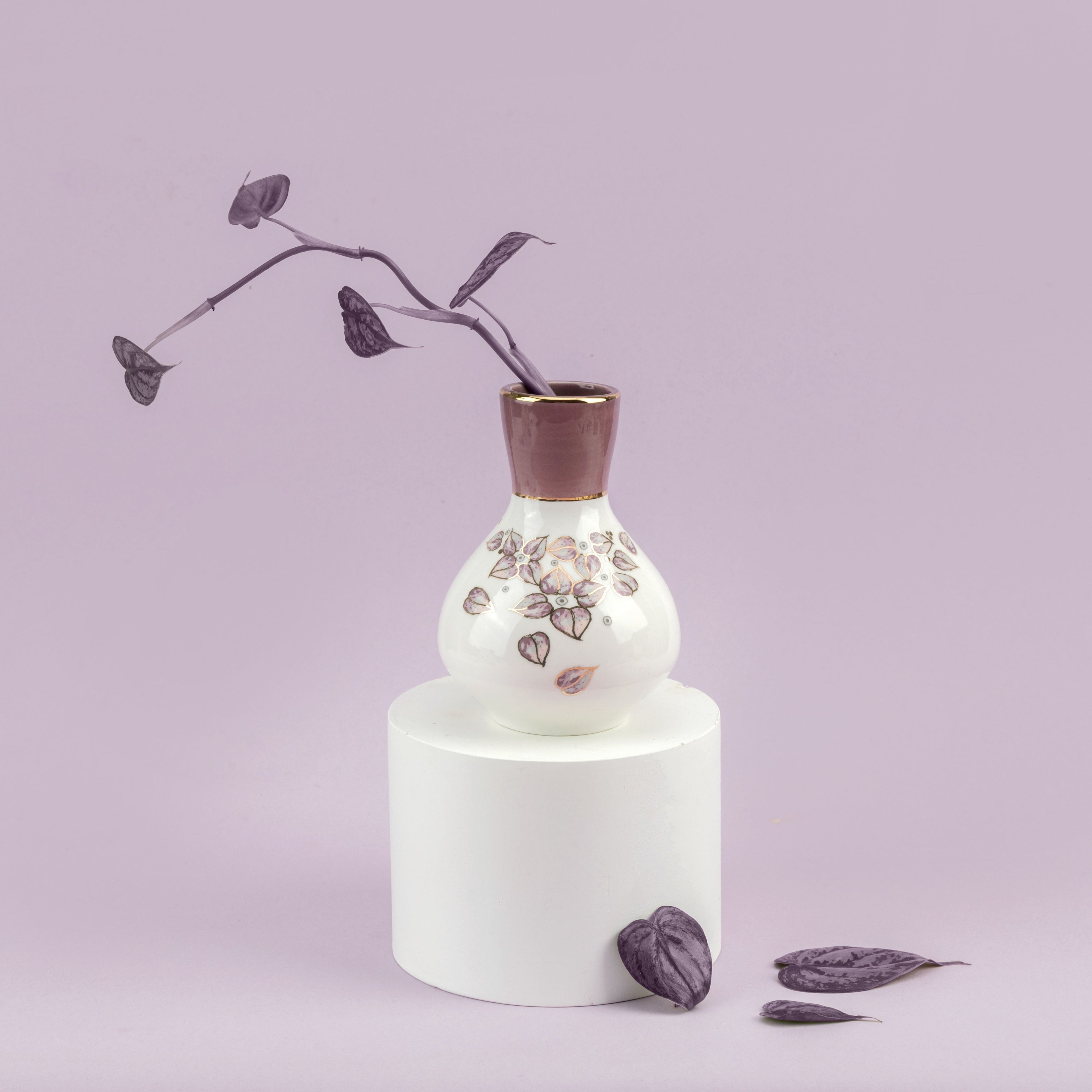 Lilac - Flower Vase - Purple