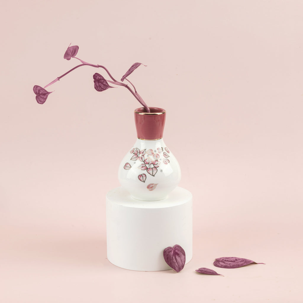 Lilac - Small Decorative Vase - Pink