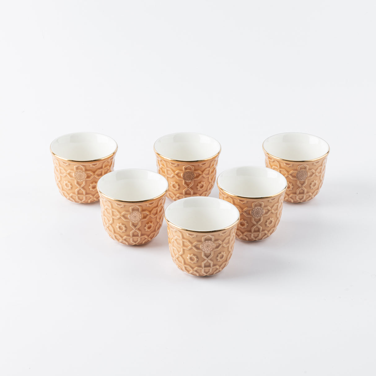 Rosette - Arabic Coffee Set - Orange & Gold