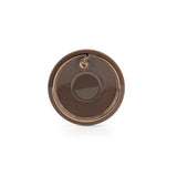 The Noor Luxury Coffee Duo (Set of 2)-Brown & Gold