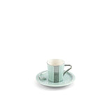 The Noor Luxury Coffee Duo (Set of 2)-Blue & Silver