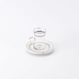 Atheer - Tea Set (19-Pc) - White & Silver